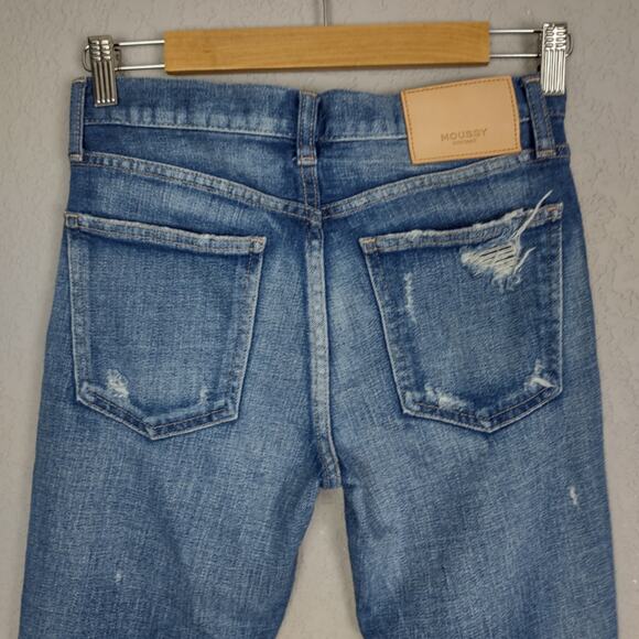 MOUSSY Natalia Cropped Skinny Jeans Size 25 - Picture 11 of 16